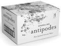 Case of 24 bottles of Antipodes sparkling water in 500ml glass bottles, premium mineral water from New Zealand