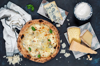 Four Cheese Pizza, Quattro Formaggi Pizza - Les Gastronomes