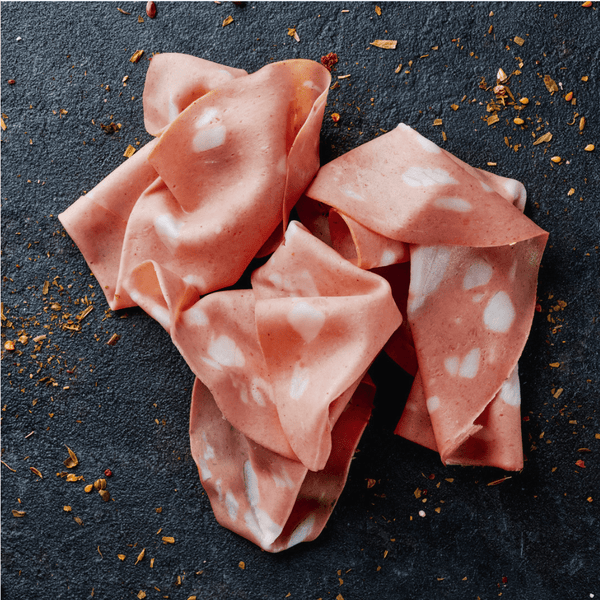 Premium quality mortadella with pistachios sliced and ready to serve, 200g package for non-Muslim customers