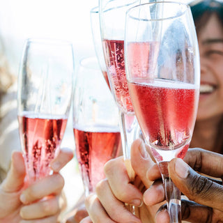 Bottle of OSAN Bulles RF alcohol-free sparkling beverage with rosemary and raspberry flavors, 750ml size