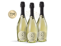 Bottle of OSAN Bulles TM Marigold Mirabelle non-alcoholic sparkling drink with elegant design and citrus notes