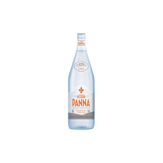Acqua Panna natural mineral water in elegant glass bottle, 500ml size, premium Italian still water for dining