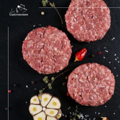 Black angus beef sliders, premium quality frozen patties in a package of 8, ready to cook for gourmet burgers