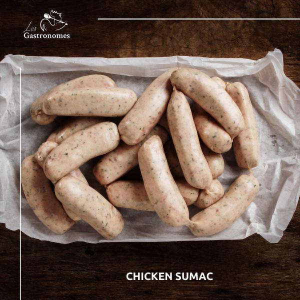 Chicken and sumac 1kg frozen meal, a flavorful Middle Eastern dish featuring tender chicken pieces seasoned with tangy sumac spice