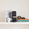 Machine à espresso Y3.3 iperEspresso, compact home coffee maker with modern design, black color, perfect for authentic Italian espresso