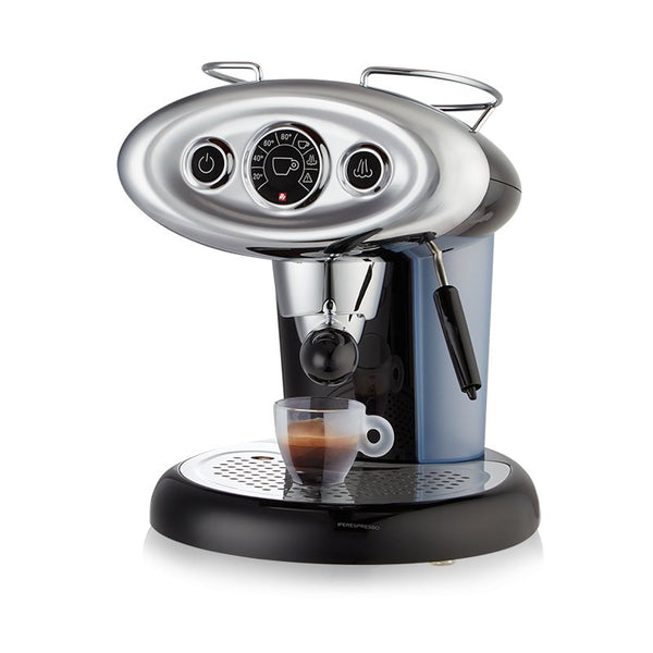 Machine à espresso et café X7.1 iperEspresso noire avec porte-filtre, prête à préparer un expresso riche et aromatique