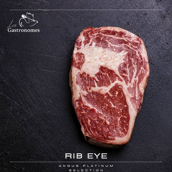 Frozen Rib Eye Steak ±300g _ Angus Platinum Selection⨠- Les Gastronomes