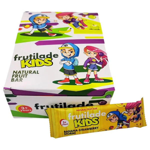 Kids Fruit Bars - Banana, Strawberry Storm! 24 Pieces - Les Gastronomes