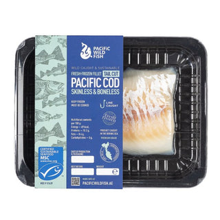 Pacific Pearl Wild Cod Filets (Tail Cut) ±130g - Les Gastronomes