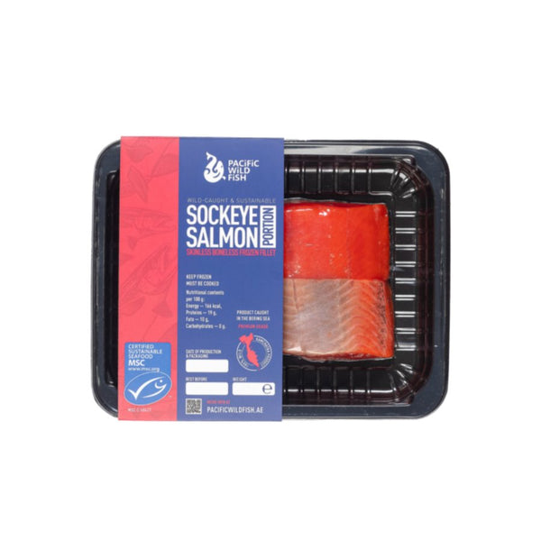 Wild Sockeye Salmon skinless ±250g - Les Gastronomes