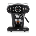 Machine à café X1 iperEspresso Anniversary 1935, design élégant noir et chrome, pour capsules illy, vue de face