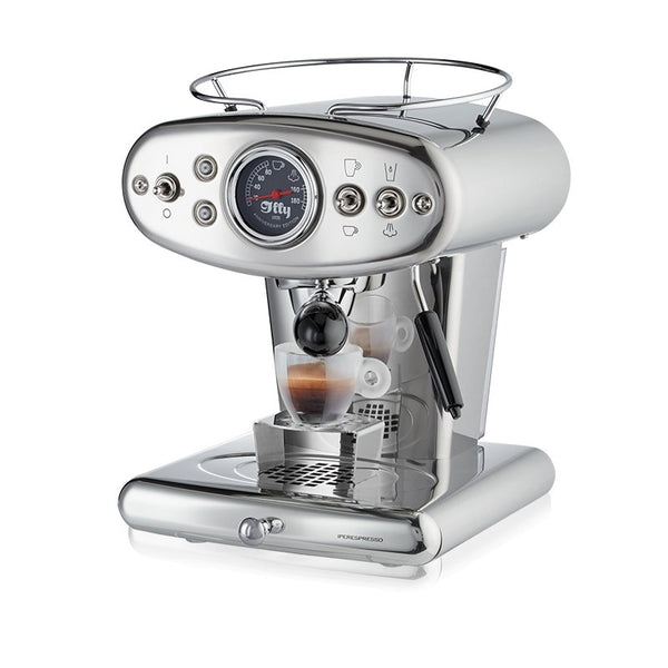 Machine à espresso X1 iperEspresso Anniversary 1935 avec design rétro élégant en métal, pour capsules illy
