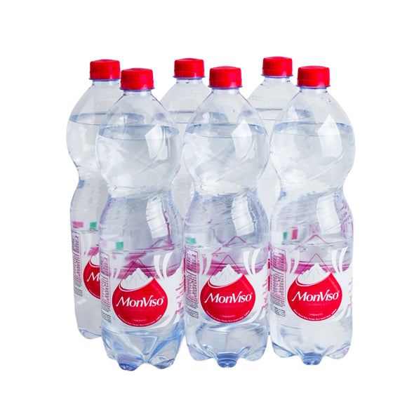 MonViso Sparkling Water – Plastic 1L × 6