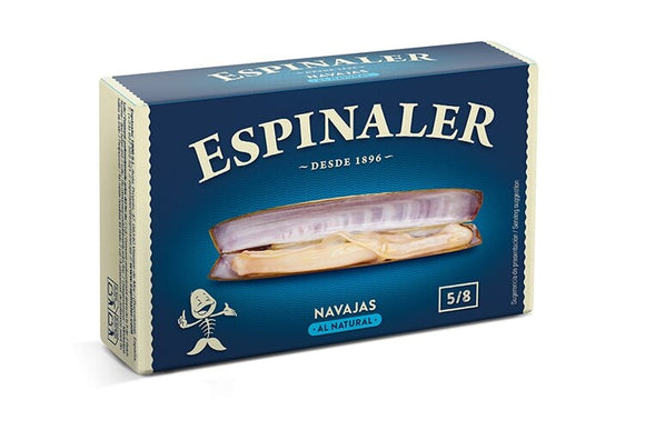 Espinaler Razor Clams in Brine, 110g