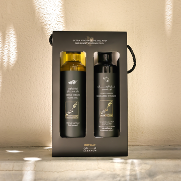 Maknoon Balsamic Pomegranate Olive Oil DUO Box - 0