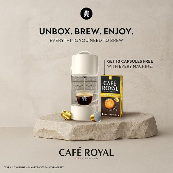 Café Royal Siona Coffee Machine — White
