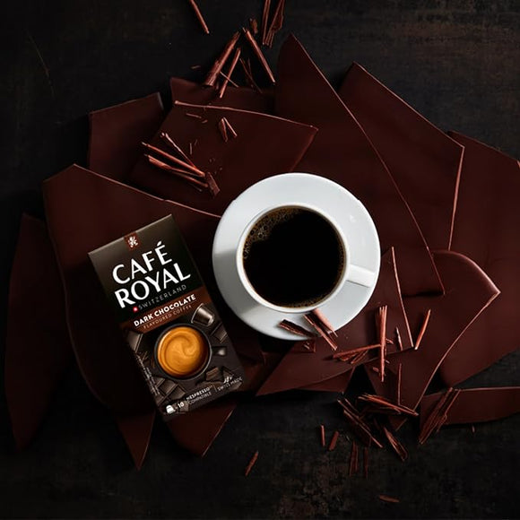 Café Royal Dark Chocolate Coffee Capsules — 10 Capsules