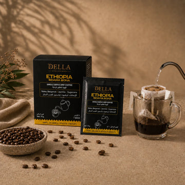 Della Ethiopia Sidama Bona Drip Bag Coffee 7 x 10g