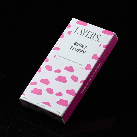 Layers Berry Fluffy Chocolate Bar — 150g