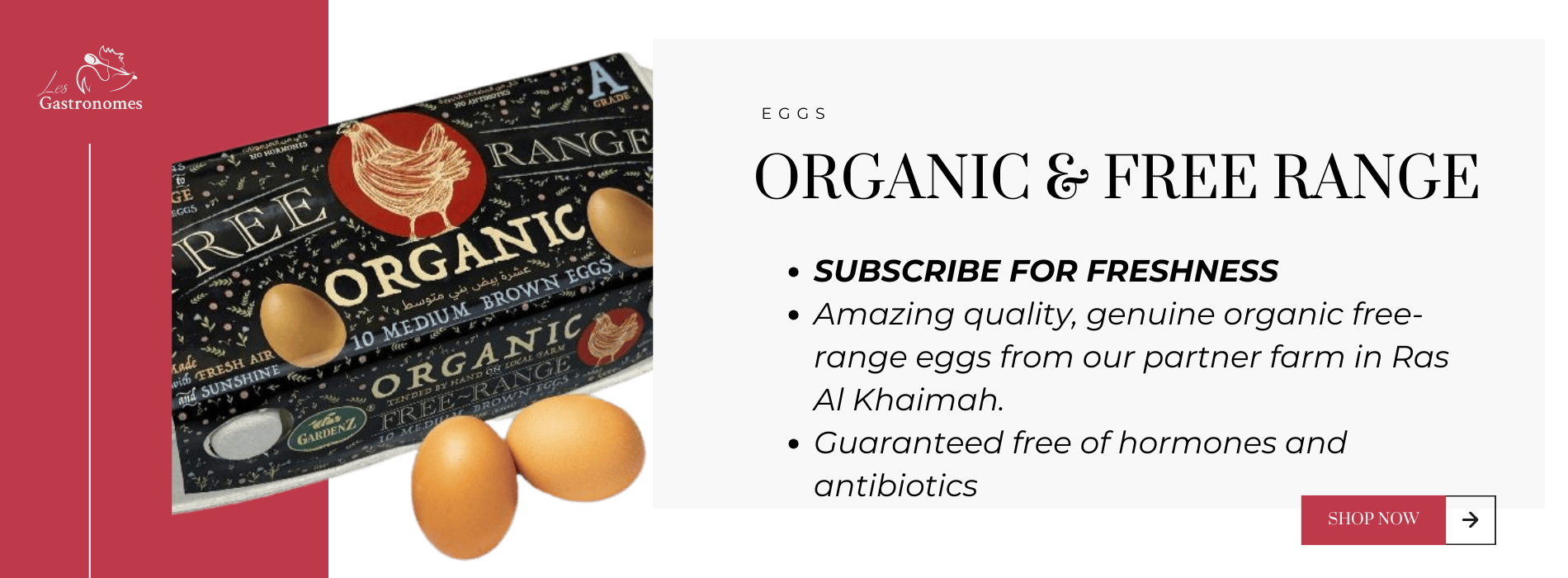 Eggs slide