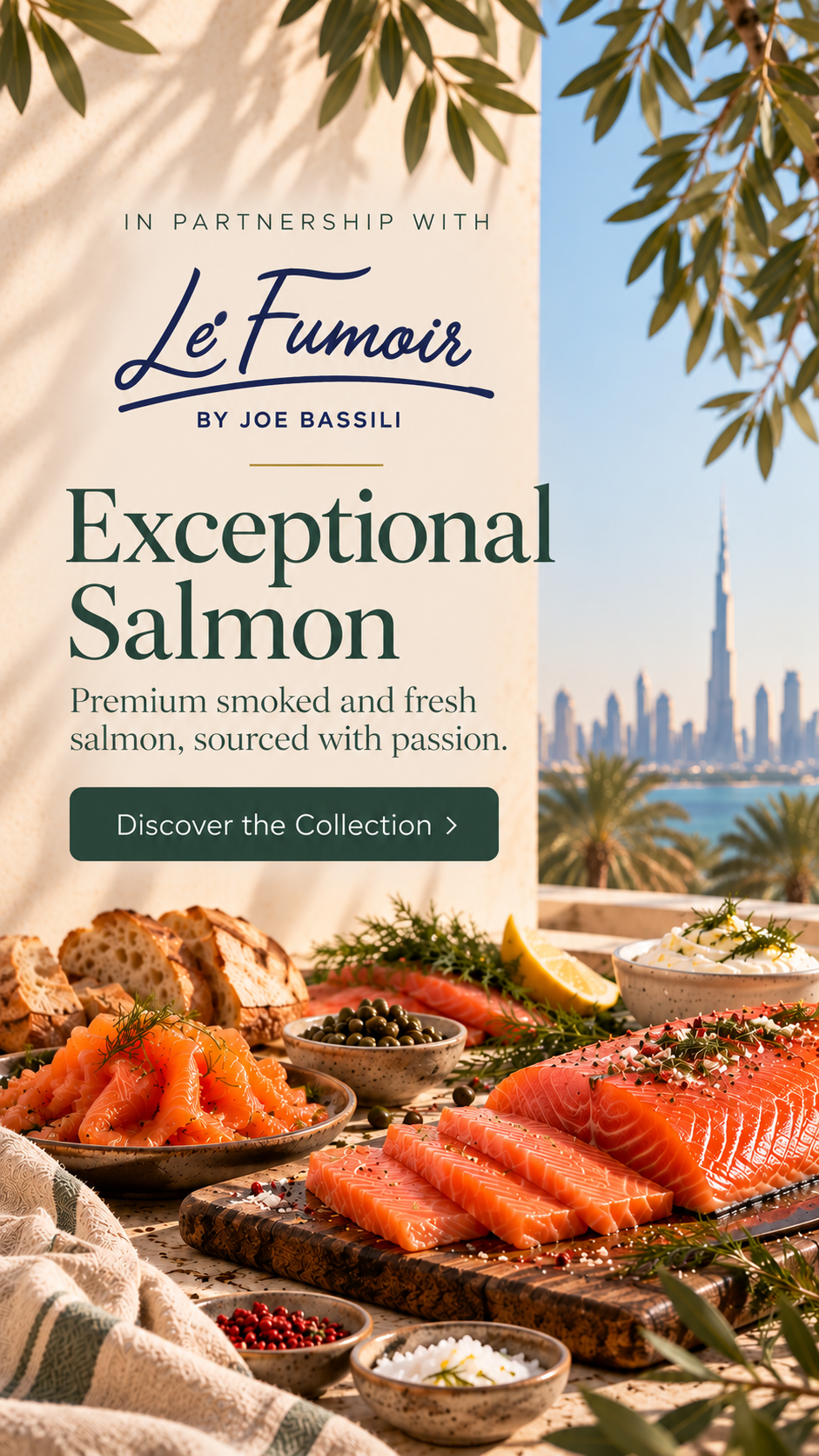 Exceptional salmon by le fumoir