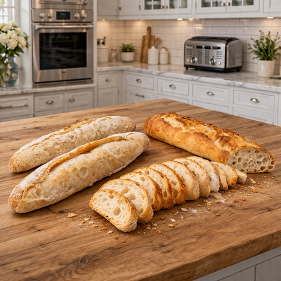 Sourdough Baguette by David Croiser Pack of 2 baguettes