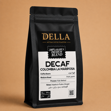 Della Decaf Colombia La Mariposa Specialty Coffee Beans 250g