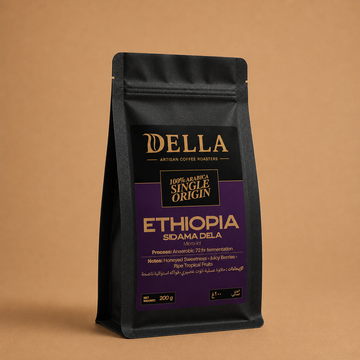 Della Ethiopia Sidama Dela Micro-Lot Specialty Coffee Beans 200g