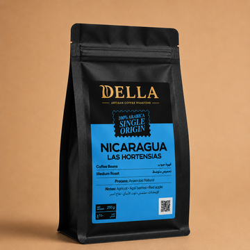 Della Nicaragua Las Hortensias Anaerobic Specialty Coffee Beans 250g