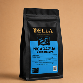 Della Nicaragua Las Hortensias Anaerobic Specialty Coffee Beans 250g