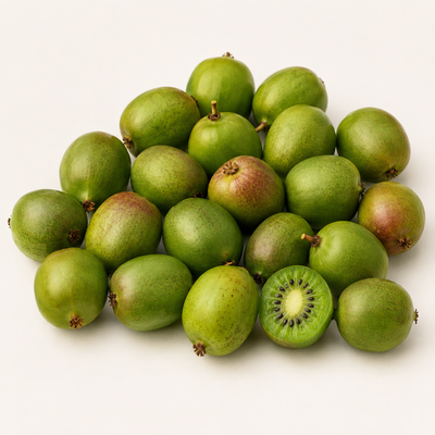 Portuguese mini kiwiberries in a 125g punnet