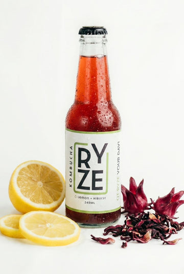 Lemon Hibiscus Kombucha