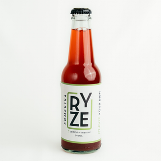 RYZE Lemon Hibiscus Kombucha — 245ml