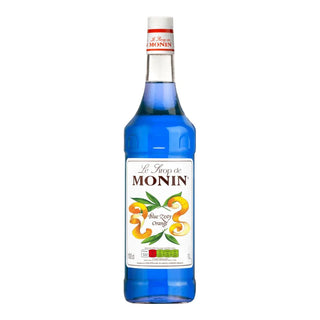 Monin Blue Zesty Orange Syrup — 1 Litre