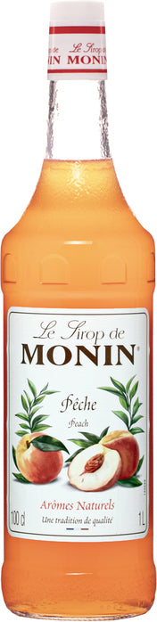 Monin Peach Syrup — 1 Litre