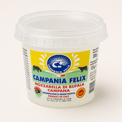 Campania Felix Mozzarella di Bufala Campana PDO – 125g - 0