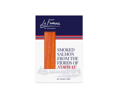 Le Fumoir Norwegian Oak Smoked Salmon 100g supplier product image