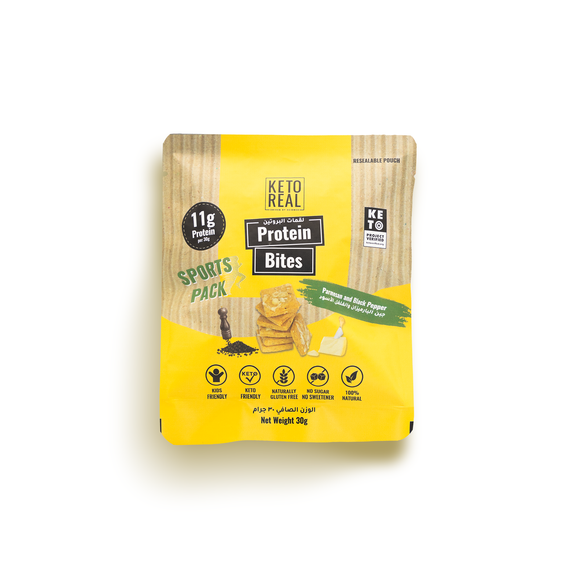 Keto Real Parmesan & Black Pepper Snack — 30g