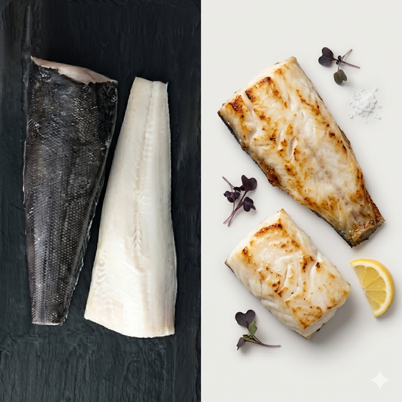 Patagonian Toothfish Fillet Boneless Skin-On — per fillet | Frozen