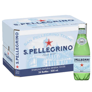 San Pellegrino Sparkling Natural Mineral Water 500ml PET x 24