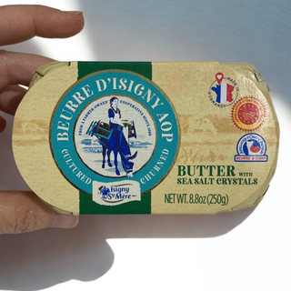 Butter Isigny Ste Mere 250g Churned - Salted with sea salt Crystals