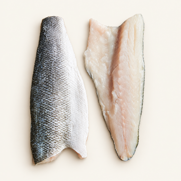 Greek Sea Bass Fillet Pair, Skin-On — 2 × 500–750g | Fresh