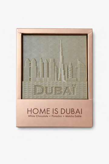 Home Is Dubai White Chocolate, Pistachio & Matcha Sablé — 270g - 0