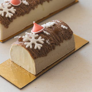 Chestnut & Vanilla Buche - Christmas Log - Les Gastronomes