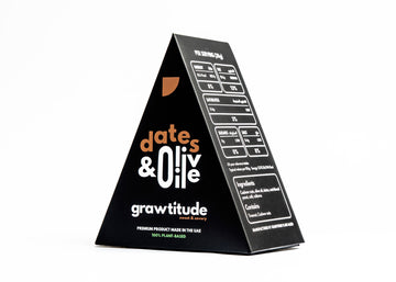 Grawtitude Aged Dates & Olive Oil Cheese — 130g