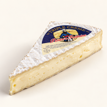 Brie La Fontaine triple cream triangular wedge, illustrative product image