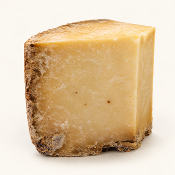 Cantal Millésimé 200g, aged cheese studio illustration