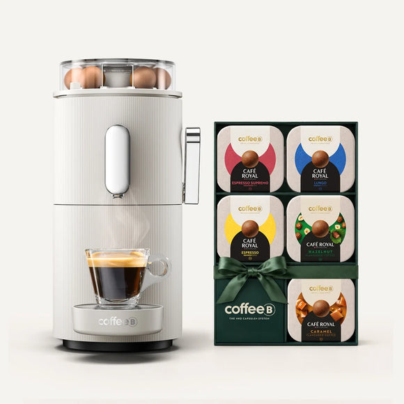 CoffeeB Globe Coffee Machine — White