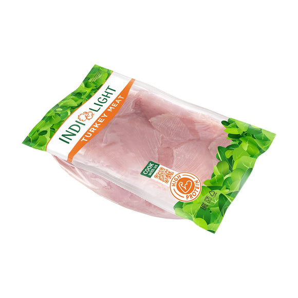 Indilight Turkey Breast Cubes — 500g | Frozen — three-quarter packaging