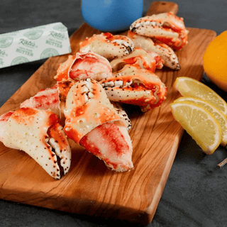 King Crab Claw Meat with Shell - Cooked Frozen 400g to 450g - Les Gastronomes